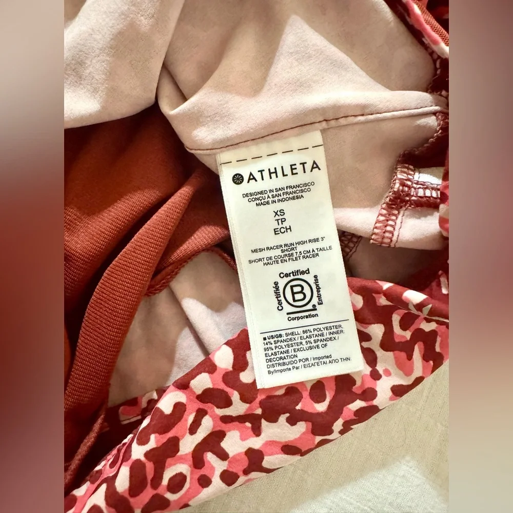 Athleta Mesh Racer Run High Rise 3" Short ☀️ - Picture 6 of 9